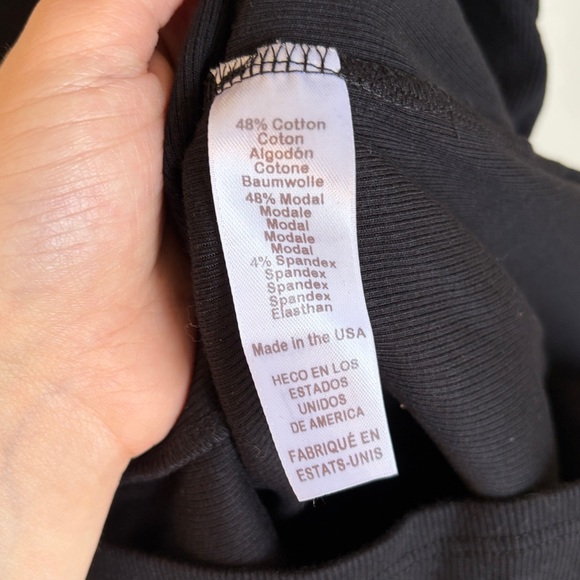 NWT Michael Stars Macy Mock-Neck Ribbed Mini Dress - Picture 5 of 5